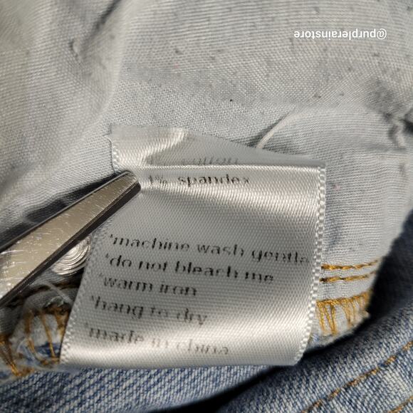 Cry Baby Jeans Size 24 Skinny High Rise Button Fly Medium Light Wash Denim - Picture 6 of 13